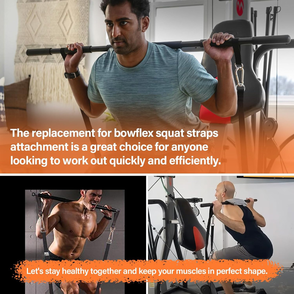 42'' Adjustable Squat Straps Compatible with Bowflex Xtreme 2 SE Home Gym Access
