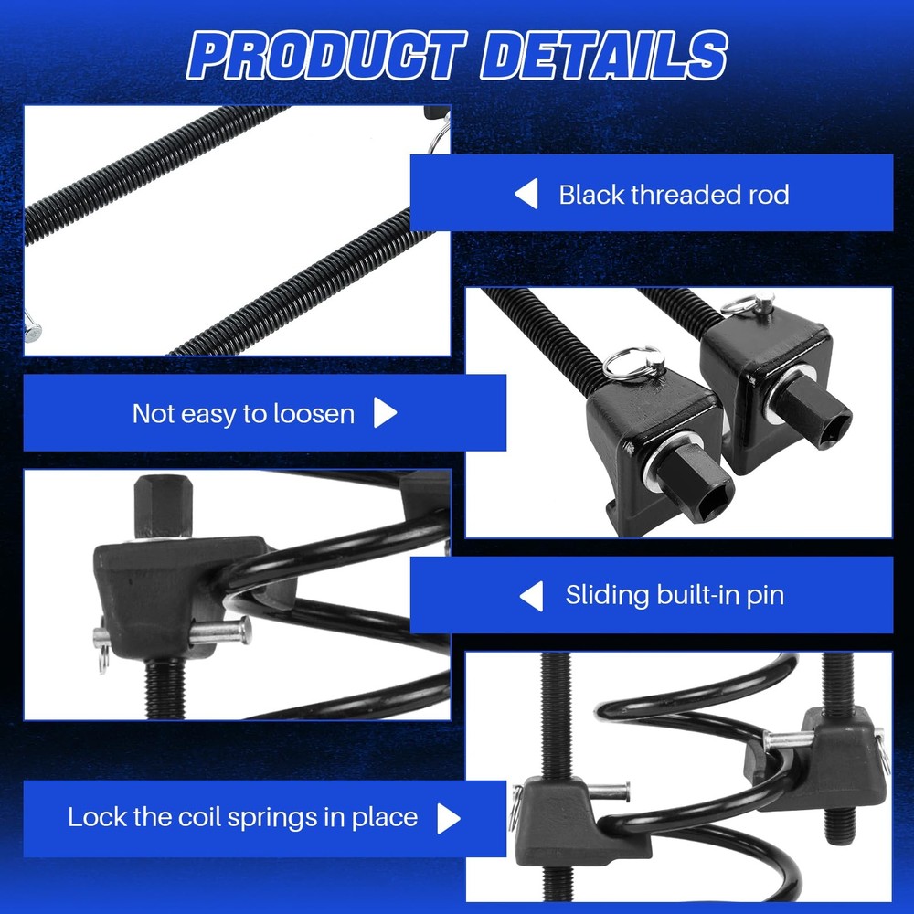DASBET Macpherson Strut Spring Compressor Tool Kit 2PCS Coil Spring Compresso...