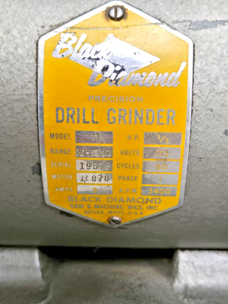 Black Diamond Drill Bit Grinder Sharpening Machine 11 Attachment Cutting Tool