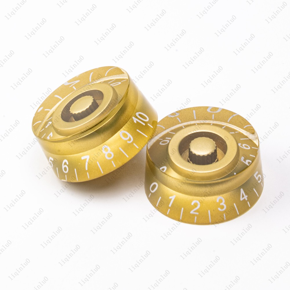 4 Pcs Amber LP Guitar Control Knobs Speed Dial Knobs for Les Paul SG Guitar