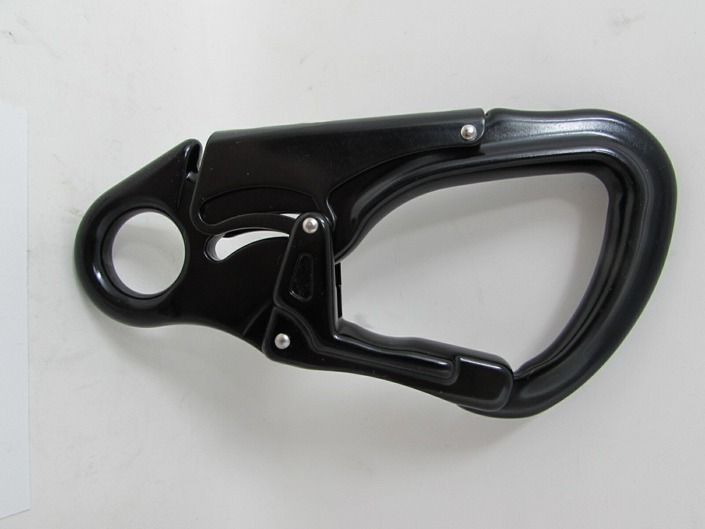 ISC ALUMINUM DOUBLE LOCK SNAP HOOK - ARBORIST CLIMBING