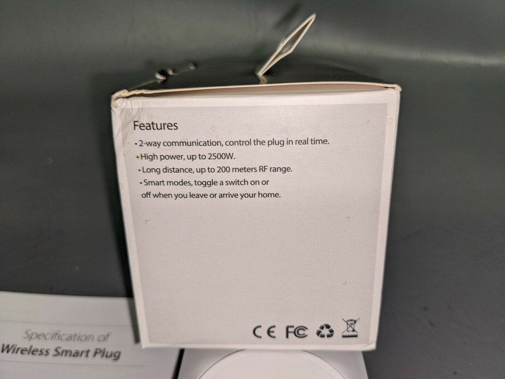 Unbranded Wireless Smart Plug (O8)