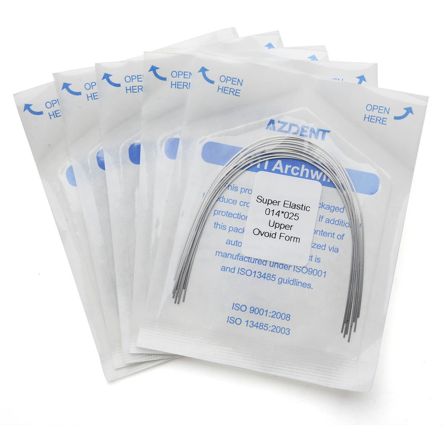 AZDENT Dental Orthodontic Super Elastic Niti Arch Wires Rectangular Ovoid FDA