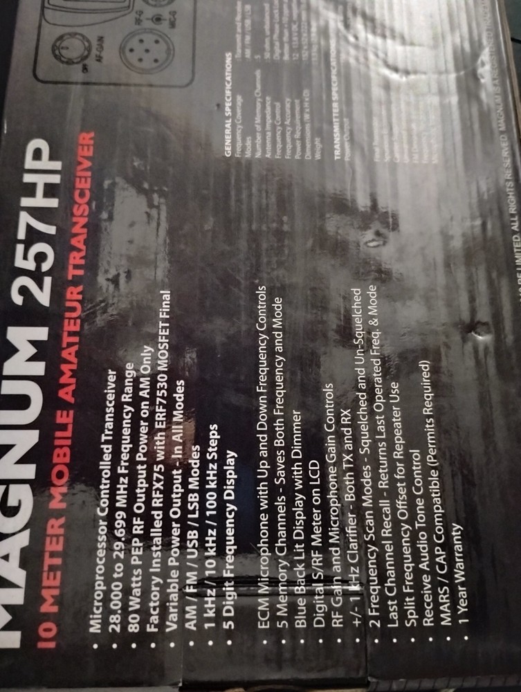 Magnum 257 HP BOX ONLY