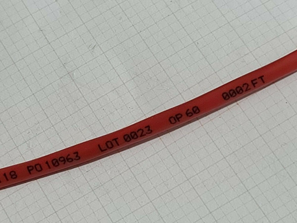 Vertical Cable 315-164/RD 16/4C Solid Riser Fire Alarm Cable FPLR Red /100ft