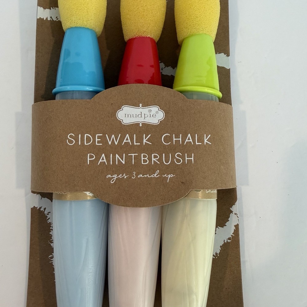 Mudpie Sidewalk Chalk Paintbrush NEW