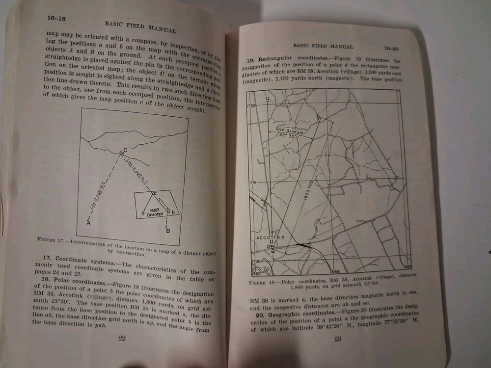 1938 Pre War US Army Basic Fielf WAR DEPARTMENT Vol I
