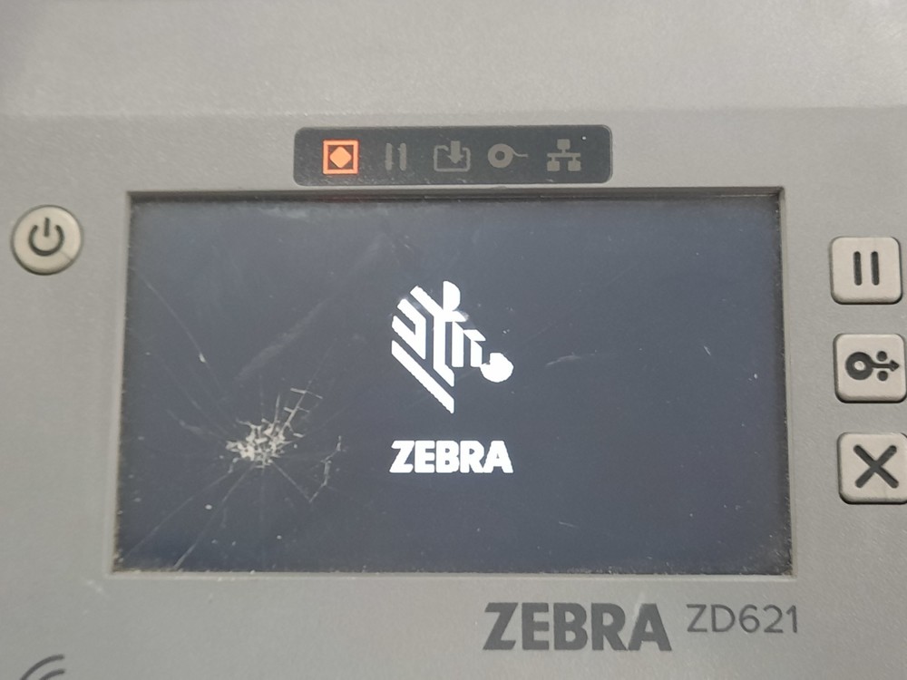 Zebra ZD621, ZD6A142-301F00EZ Thermal Printer-( Powers On )-UNTESTED