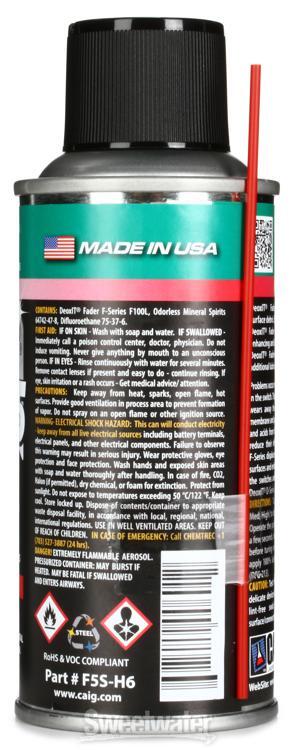 CAIG Laboratories DeoxIT Fader F5 Fader Lubricant 5% Solution - 5-oz. Spray