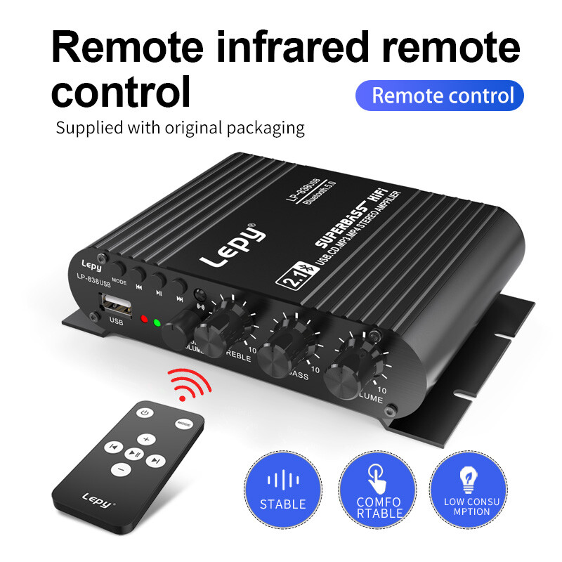 Mini 126W HIFI Sound System: USB/RCA Inputs & 4-8Ω Speaker Compatibility