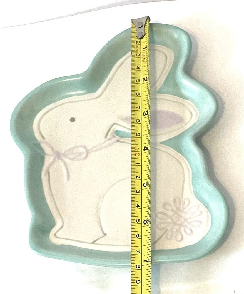 Mercuries Bunny Shaped Plate, Small Ceramic China