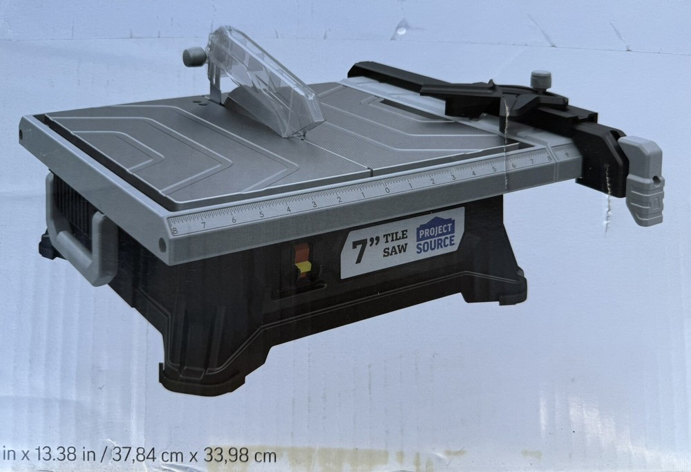 New PROJECT SOURCE 7-in Wet Tabletop Tile Saw