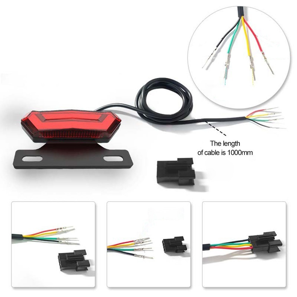 Adequate Lighting Solution 3648V Taillight and Brake System for EBikes