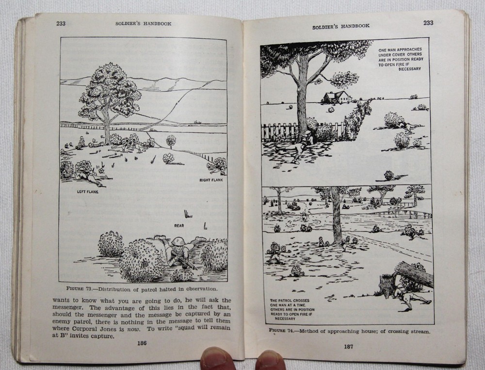 ORIGINAL NAMED WWII 1942 DATED SOLDIER'S HANDBOOK
