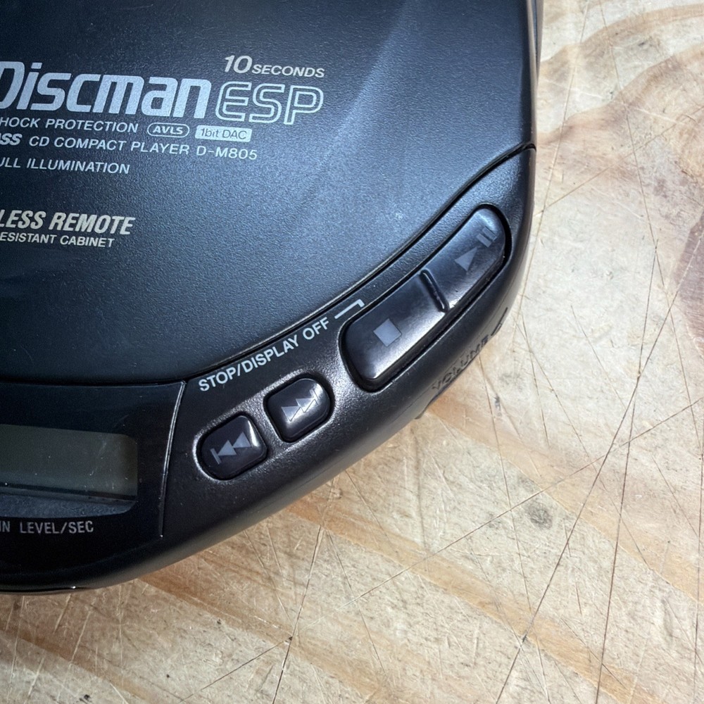 Sony Discman D-M805 Car Discman Read
