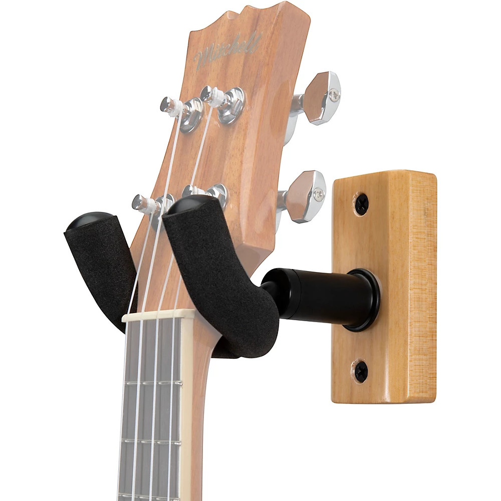 Proline Proline Solid Wood Ukulele/Mandolin Wall Hanger - Natural, 2-Pack