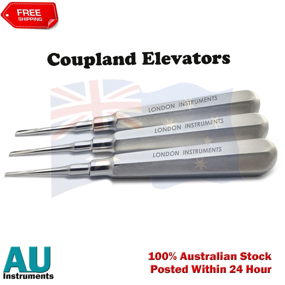 Surgical Root Elevators Coupland Tooth Loosen Pulling Dentistry Lab Instruments