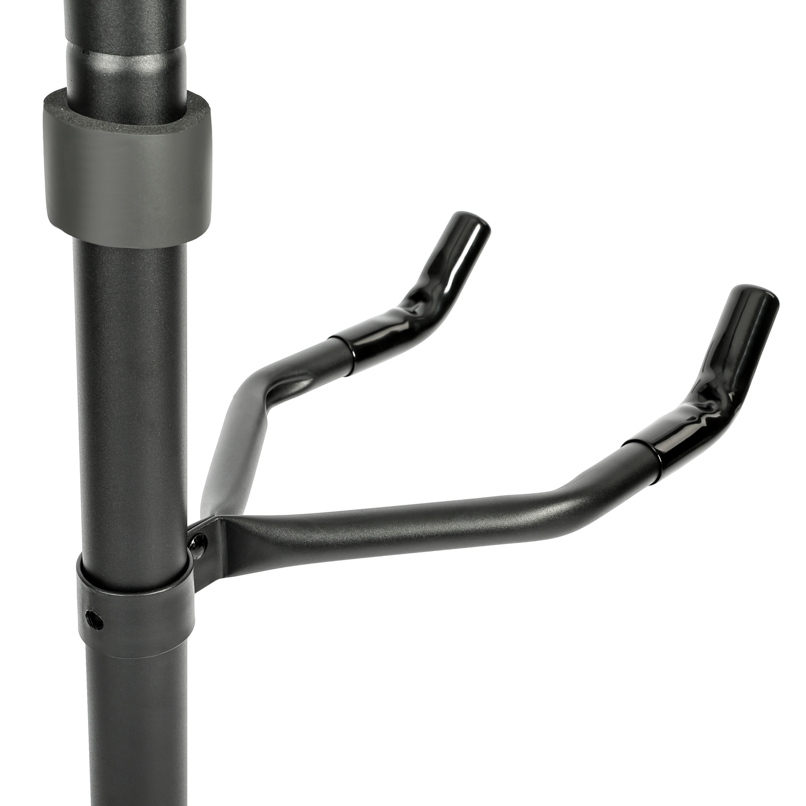 Bike Storage Gravity Stand Space-Saving Bike Rack W/Adjustable Arm Holds 2 Bikes