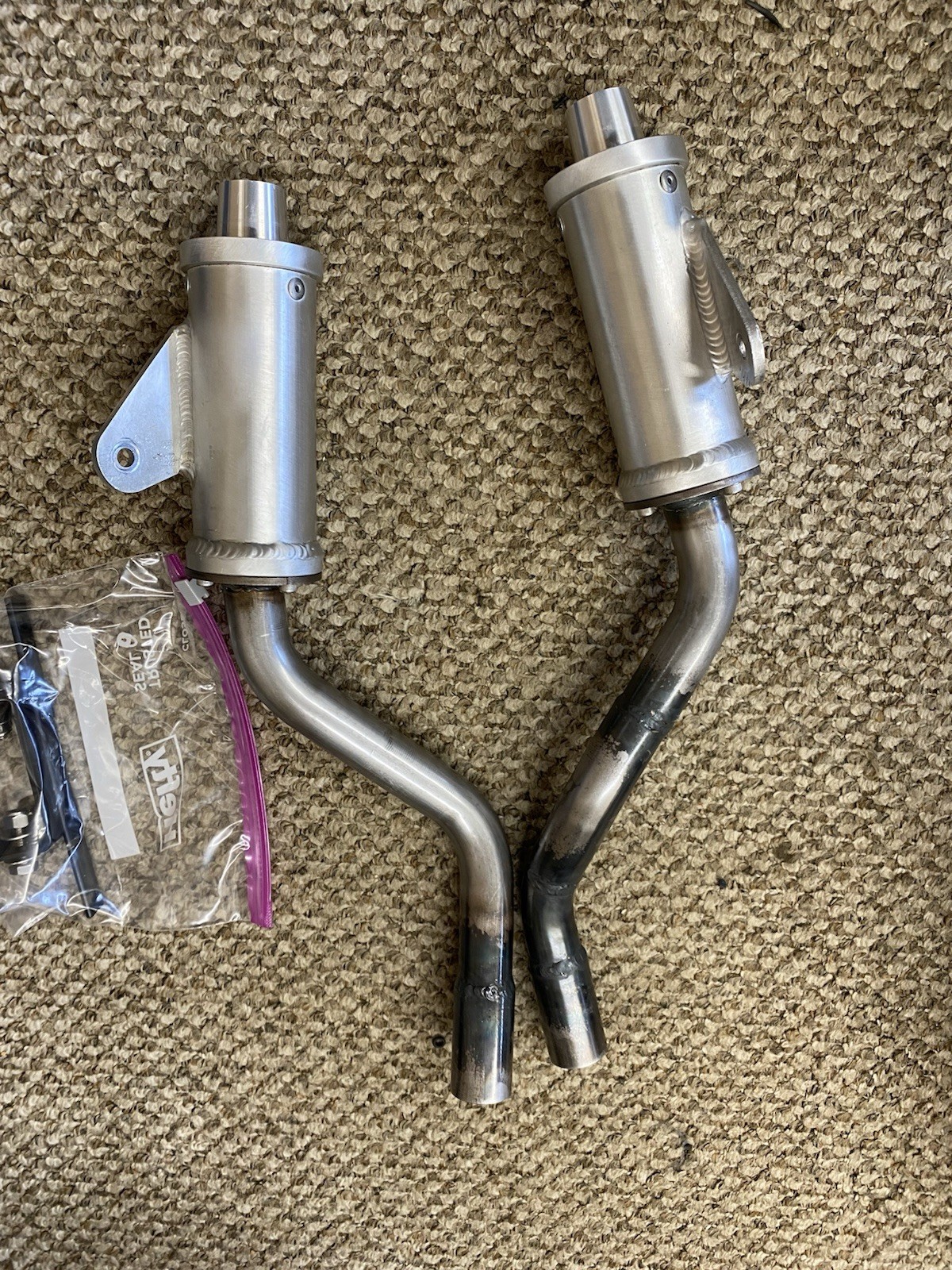 Banshee Shearer Hand Coned In Frame Drag Pipes Sf/bb (new Never Ran)