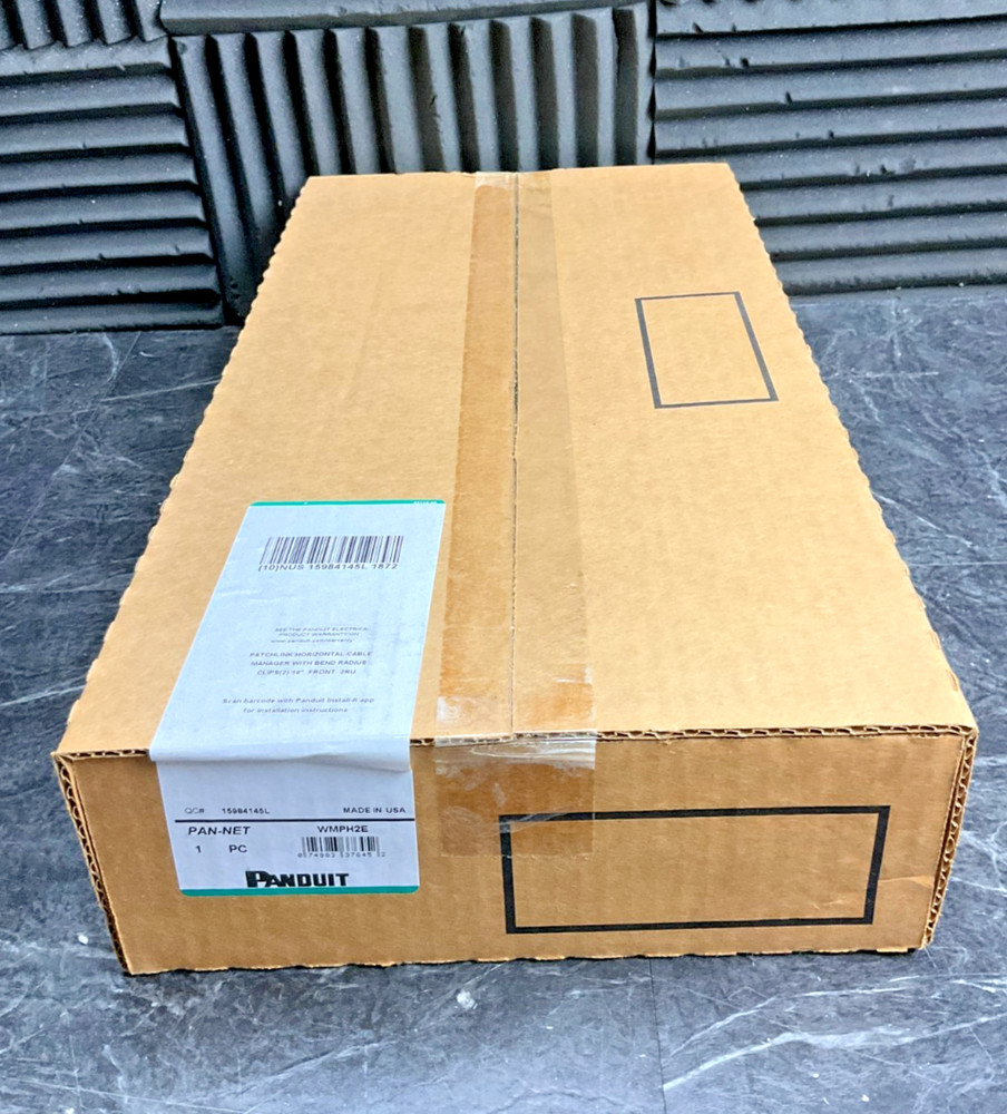 Panduit PatchLink Horizontal Cable Manager WMPH2E ✅❤️️✅❤️ BRAND NEW! SEALED!