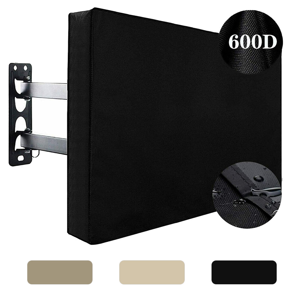 30"-85" Outdoor TV Cover Waterproof 600D Flat Screen Protector Weatherproof