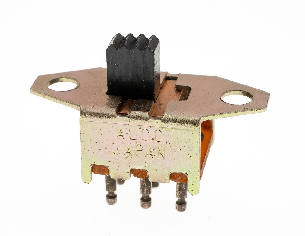 ALCO DPDT small Slide Switch Panel/PCB Mount 14.5mm mnt hole spacing