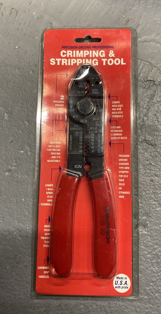 Precision Ground Professional Crimping & Stripping Tool