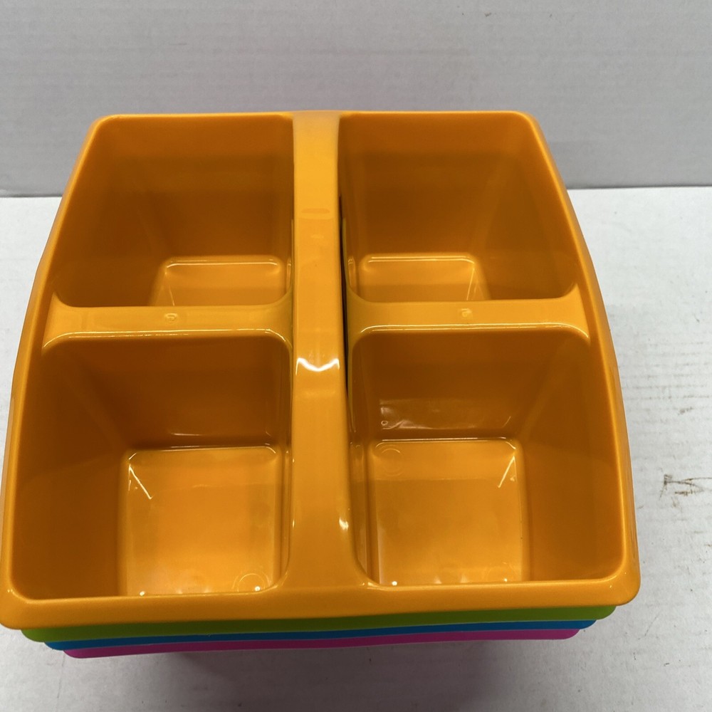 Four Equal Compartments Caddies Assorted Colors SLC-575