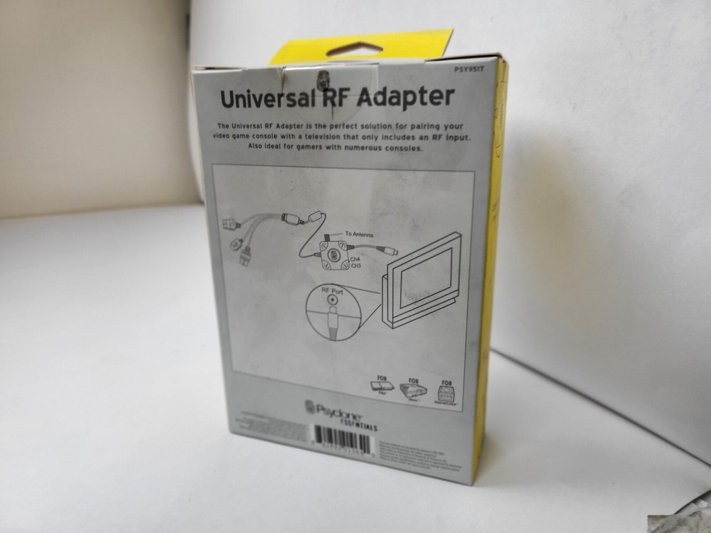 NEW PSYCLONE Automatic RF RFU Coax Switch Adapter for Original First XBOX #41E