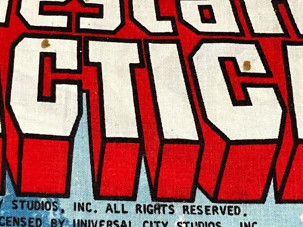 FITTED SHEET: 1978 Battlestar Galactica Twin Bed Linen