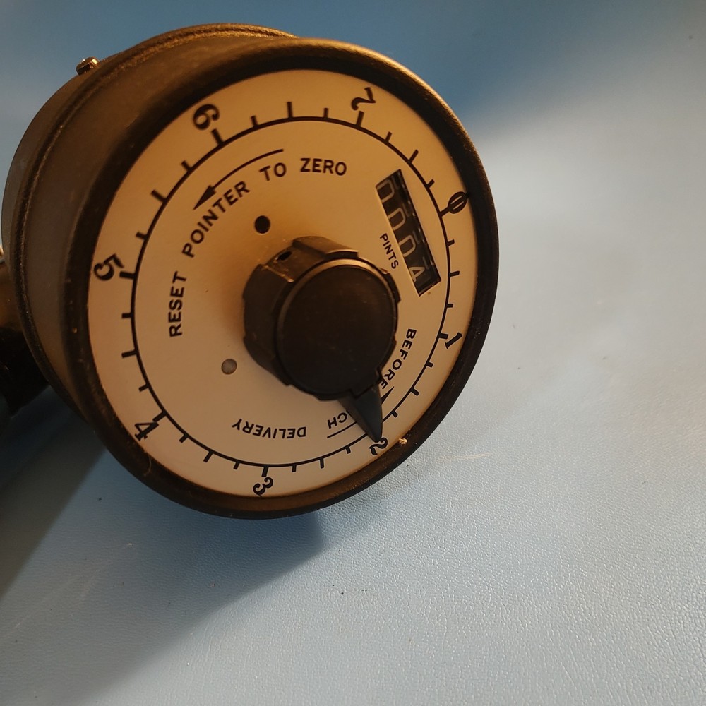 Lincoln 876 Mechanical 1Dispense Meter with Odometer Totalizer
