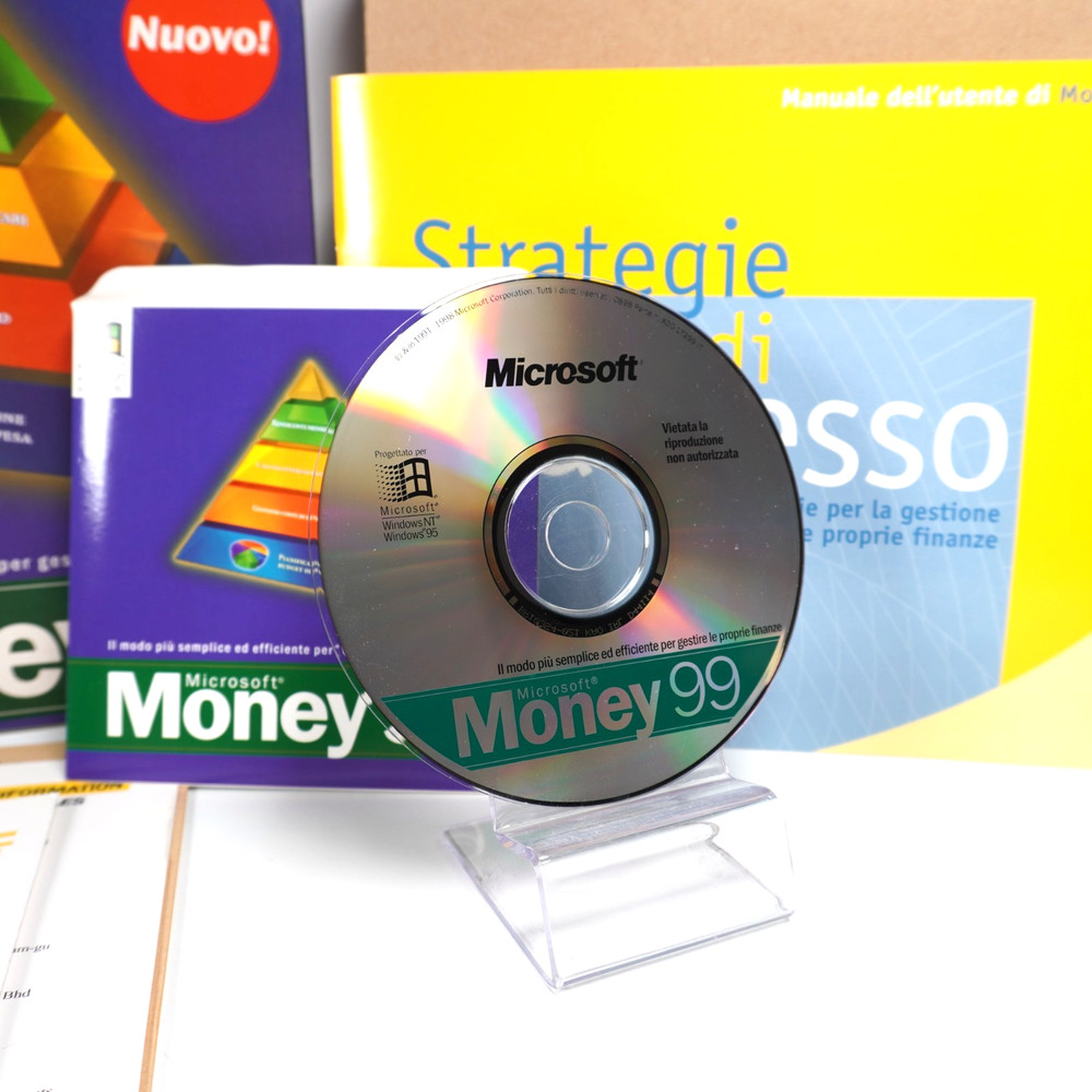 Microsoft Money 99 Windows CD-ROM - For Windows 95 / NT - Complete Box