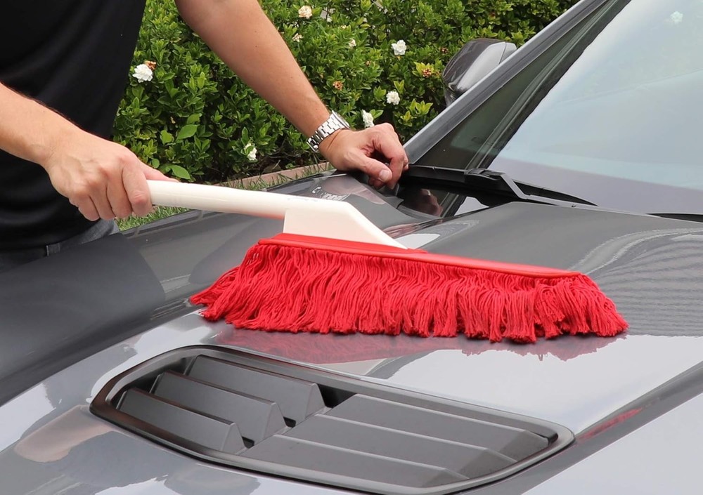 California Car Duster Standard Model with Plastic Red