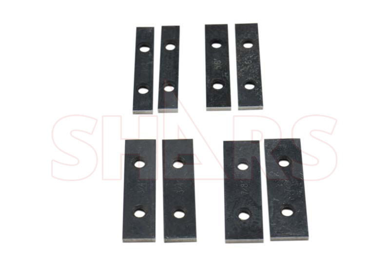 Shars 3" 8Pcs Thin Parallel Angle Block Set Two 1/4" Holes New ![
