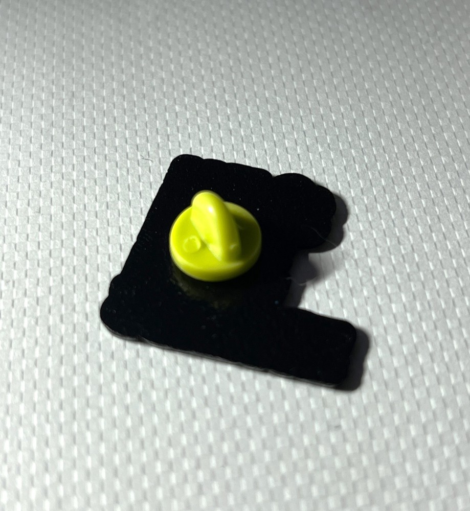 Lime Green Rubber Pin Backs Enamel Clutch Backing Replacement