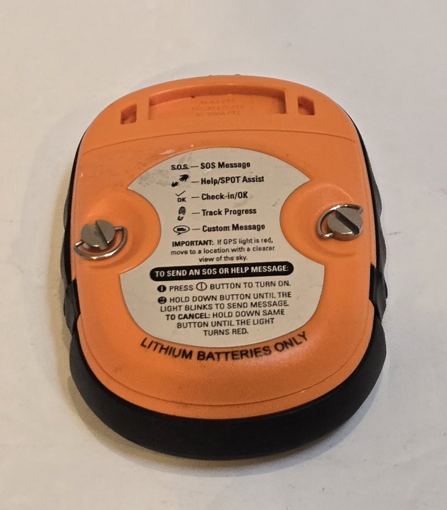 SPOT PT2 Satellite GPS Messenger Handheld Emergency Tracker UNTESTED