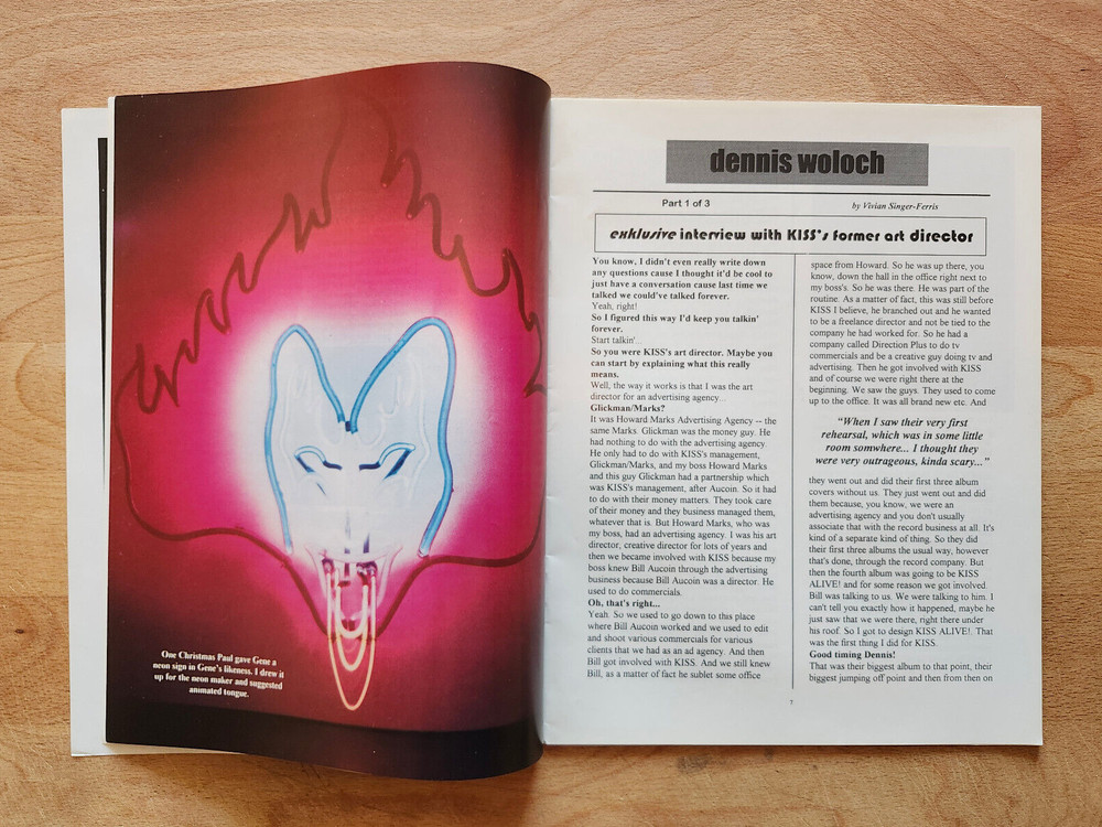 KISS This RARE Vintage Canada Magazine Vol 1 Num 4 Peter Criss Elder Centerfold