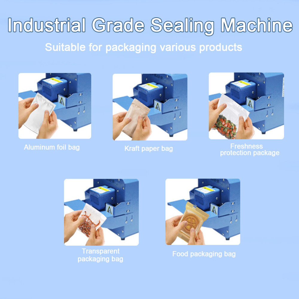 Automatic Continuous Band Sealer Machine with Digital Temperature Control
