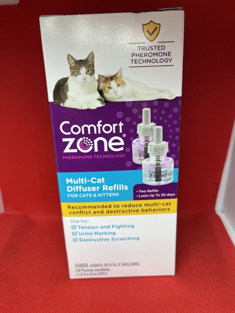 Comfort Zone Multi-Cat Diffuser Refills For Cats & Kittens
