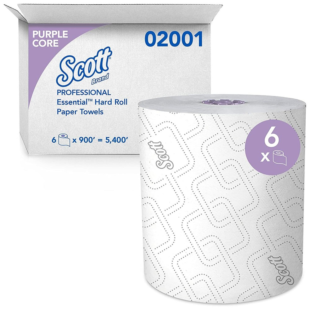 Scott Essential High Capacity 950' Hard Roll Towels, #02001,  | 6 Rolls per Case