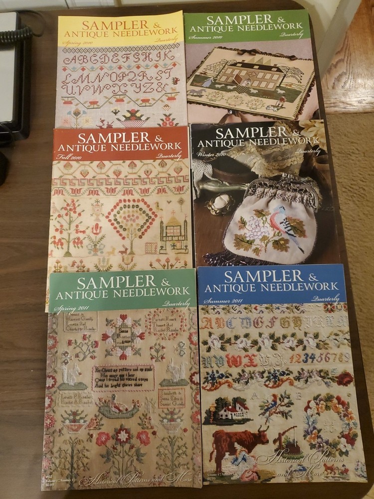 Sampler & Antique Needlework Quarterly LARGE LOT