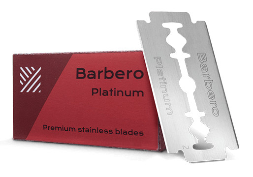 5 Double Edge Razor Blades, Barbero Platinum