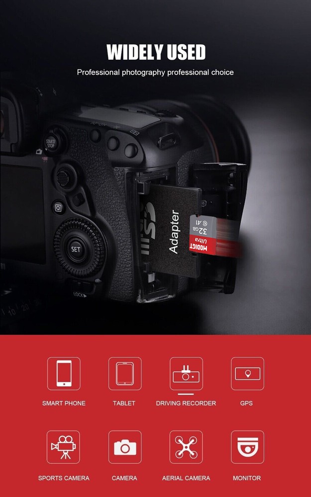 Micro SD Card Ultra Class 10 SDXC SDHC Memory Card for Dash Cams Android lot