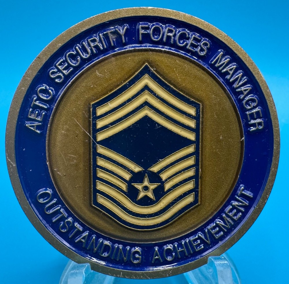 USAF Air Education & Training CMD Security Manager Forces Air Challenge Coin