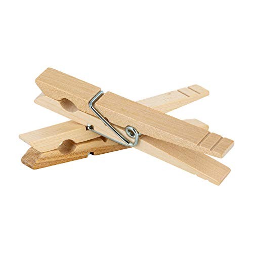 Extra Large Wooden 100 Pack Clothespins
