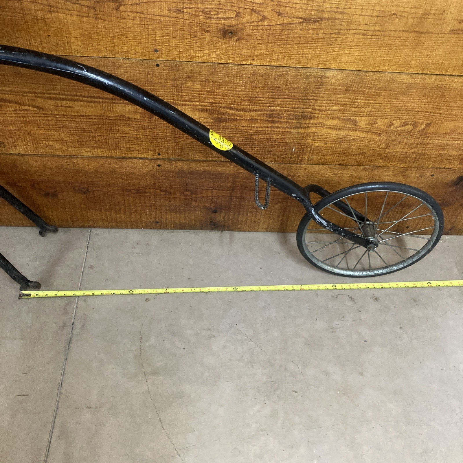 The Bone Shaker High Wheel Frame, Fork, Rear Wheel,Seat- Reproduction- Made USA-