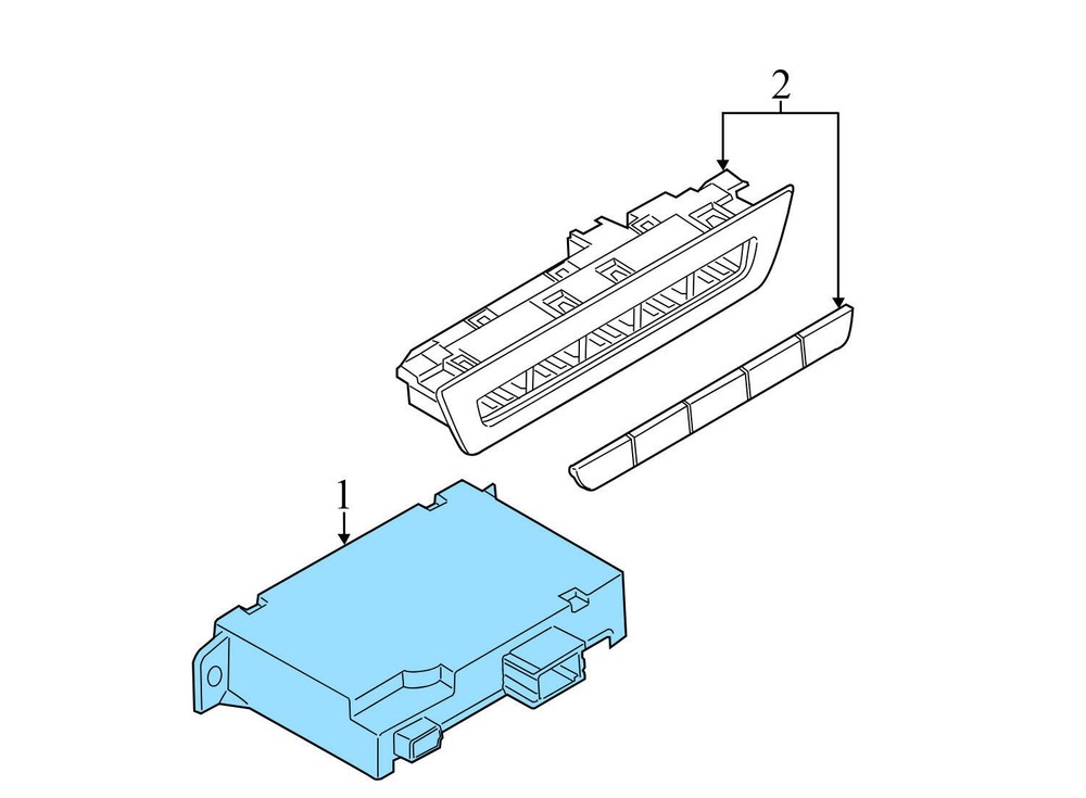 2012-2013 BMW ACTIVEHYBRID 5 - Camera Control Module 9259021