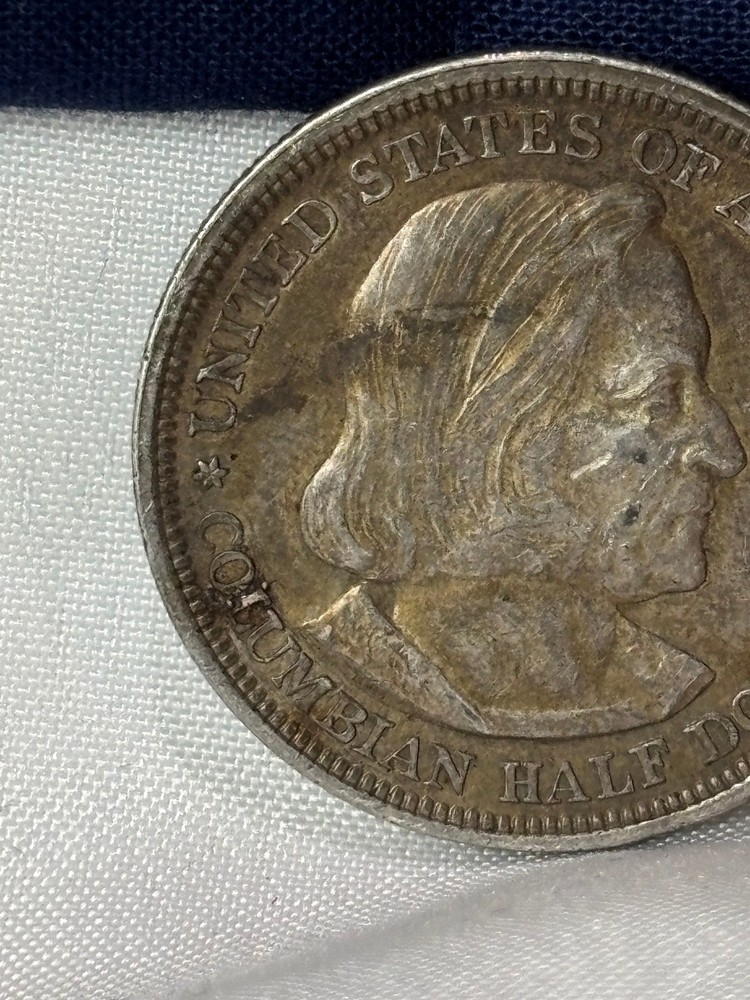 1893 Columbian Exposition Silver Half Dollar