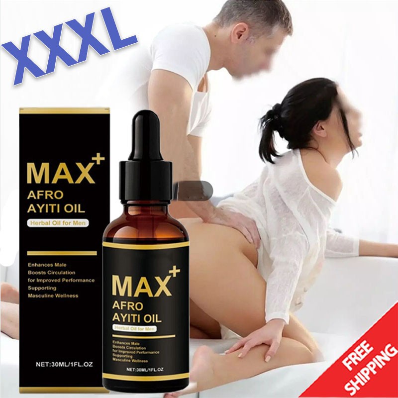 Max+ Afro Ayiti Oil Herbal Oil for Man Enhances Male Boosts Circulation NEW