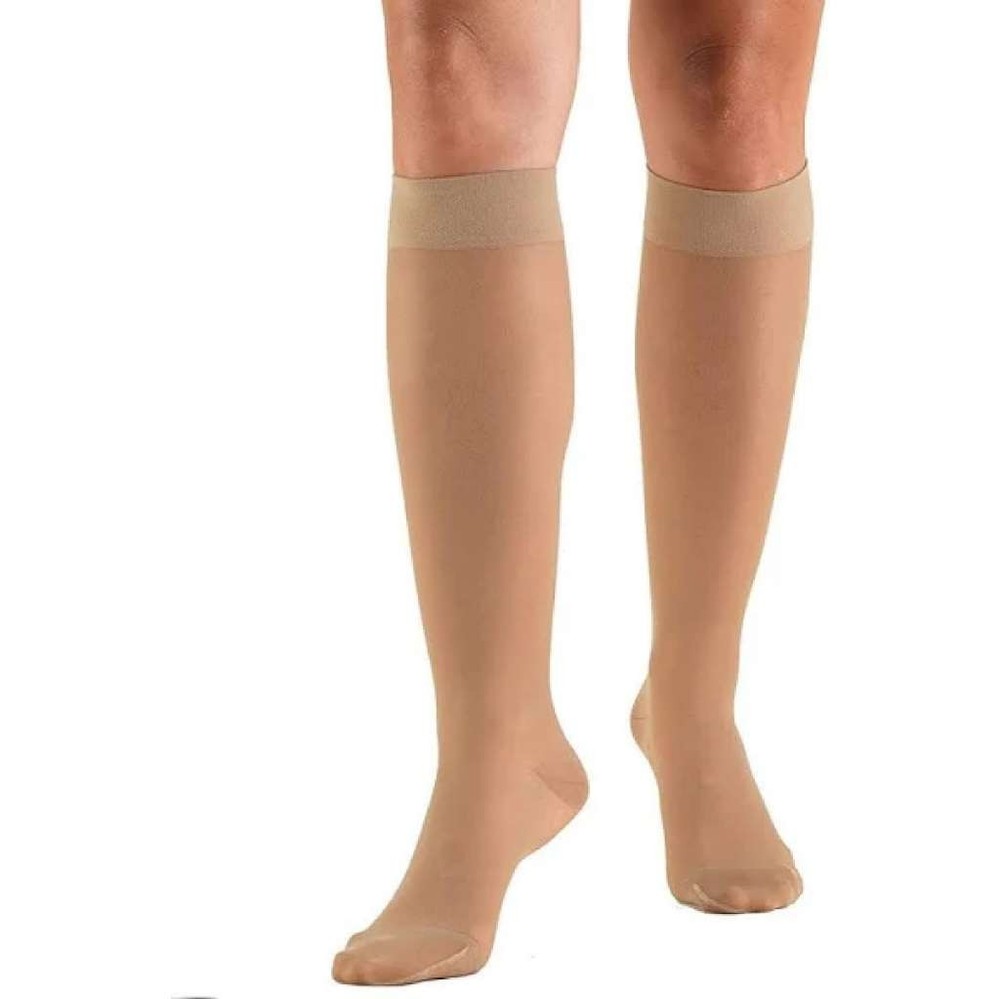 Blue Jay Microfiber Knee Highs 15-20mmhg (Beige) Medium